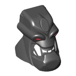 Minifig Head Special, Piraka Reidak with Eyes and Teeth Print