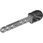 Projectile, Technic Competition Arrow, Liftarm Shaft with Hollow Black Rubber End