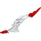Large Figure Weapon Blade, Shark Tooth with Marbled Red Pattern