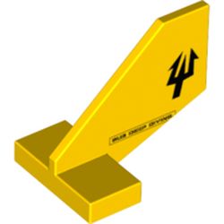 Tail Shuttle, Small with Double-Sided Black Trident and Sub Deep Diving Print