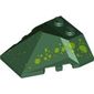 Wedge Sloped 4 x 4 Pyramid Centre with Green Scale Print