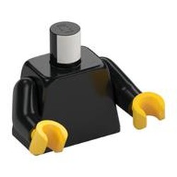 Torso, Black Arms, Yellow Hands [Plain]