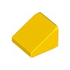 Yellow Slope 30° 1 x 1 x 2/3 (Cheese Slope)