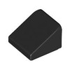Black Slope 30° 1 x 1 x 2/3 (Cheese Slope)