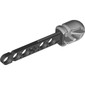 Projectile, Technic Competition Arrow, Liftarm Shaft with Hollow Light Bluish Gray Rubber End