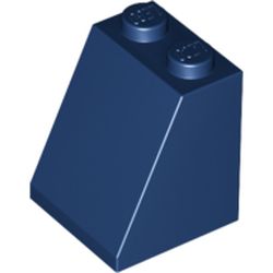 LEGO part ROOF TILE 2X2X2/65 DEG. in Earth Blue/ Dark Blue