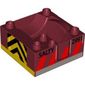 Duplo Train Cab / Tender Base with "Salty 2991" and Warning Bars print