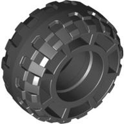 LEGO part 10056891 TYRE BALLOON WIDE Ø 37X18 in Black