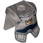 Minifig Neckwear Armor Breastplate with Leg Protection, Fantasy Era Crown Print