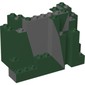Rock Panel Rectangular 4 x 10 x 6 (aka BURP) with Marbled Dark Green Pattern
