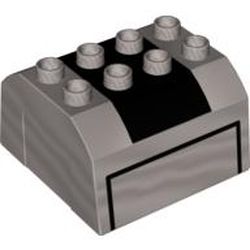 Duplo Train Cab, Upper Section with Thomas & Friends Spencer Print