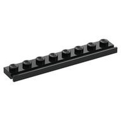 Plate Special 1 x 8 with Door Rail
