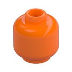 LEGO part  MINI HEAD in Bright Orange/ Orange