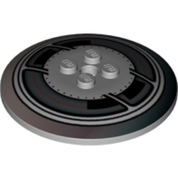 Dish 6 x 6 Inverted (Radar) with Hollow Studs and AT-AT/AT-TE Print
