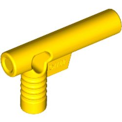 LEGO part 60849 Equipment Hose Nozzle / Gun with Side String Hole Simplified in Bright Yellow/ Yellow