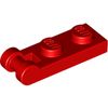 Red Plate Special 1 x 2 with Handle on End [Closed Ends]