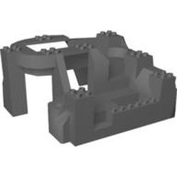 Duplo Baseplate Raised 14 x 16 x 8 with Rock Mountain Zoo Habitat