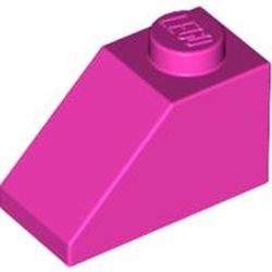 Slope 45° 2 x 1 with Bottom Pin
