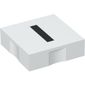 Duplo Tile 2 x 2 with Capital 'I' Print