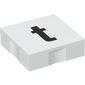Duplo Tile 2 x 2 with Lowercase 't' Print