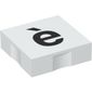 Duplo Tile 2 x 2 with Lowercase 'è' Print