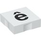 Duplo Tile 2 x 2 with Lowercase 'ê' Print
