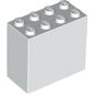 Brick 2 x 4 x 3 with 'Best' and Butterfly / LEGO Friends Logo Print