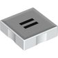 Duplo Tile 2 x 2 with Equal To ( '=' ) Print