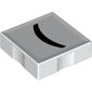 Duplo Tile 2 x 2 with '(' Print