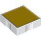 Duplo Tile 2 x 2 with Yellow Square Print
