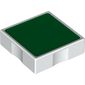 Duplo Tile 2 x 2 with Shape Green Square Print