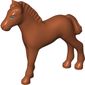 Belville, Animal, Horse / Foal with Dark Orange Iris