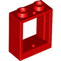 LEGO part FRAME 1X2X2 in Bright Red/ Red