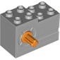 Windup Motor 2 x 4 x 2 1/3 with Orange Release Button