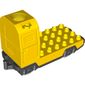 Duplo Train Locomotive Base with Battery Compartment, Flat Silver Wheels