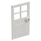 Door 1 x 4 x 6 with 4 Panes and Stud Handle