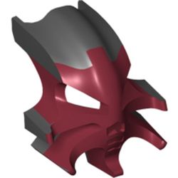 Large Figure Mask Vultraz with Marbled Black Pattern