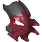 Large Figure Mask Vultraz with Marbled Black Pattern