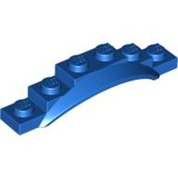 LEGO part 4925 SCREEN 1X6X1 W. EDGE in Bright Blue/ Blue