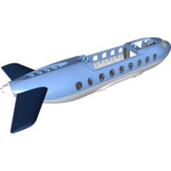 Duplo Airplane Fuselage 14 x 30 x 5