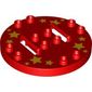 Duplo Turntable 6 x 6 with Handles and Stars Print