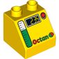 Duplo Brick 2 x 2 Slope 45° with Octan, Digits and Gas Gauge Print
