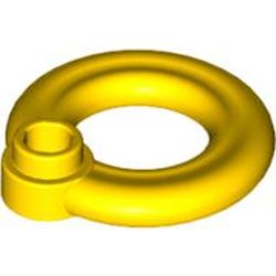 LEGO part 10030340 LIFEBUOY WITH KNOB in Bright Yellow/ Yellow