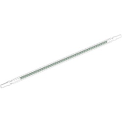Flexible Ribbed Hose 8mm Ends 19L with Dark Green Centre Pattern