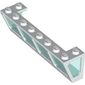 Window 2 x 8 x 2 Boat with Trans-Light Blue Glass