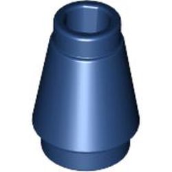 LEGO part 10059900 NOSE CONE SMALL 1X1 in Earth Blue/ Dark Blue