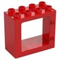 Duplo Door / Window Frame Flat Front Surface, Completely Open Back