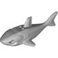 Animal, Shark with Gills with White Teeth and Black Eyes Print [Complete Assembly]