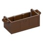 Treasure Chest Bottom with Rear Slots, No Groove