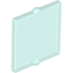 LEGO part 10007179 GLASS FOR FRAME 1X2X2 in Transparent Light Blue/ Trans-Light Blue